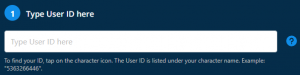 2. Setelah Sobat berada di halaman utama portal DANA silahkan memasukkan user ID pada tempatnya. Sobat dapat menemukan ID FF di bawah karakter avatar. -