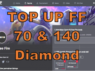 Top Up FF Murah Telkomsel 70 dan 140 Diamond