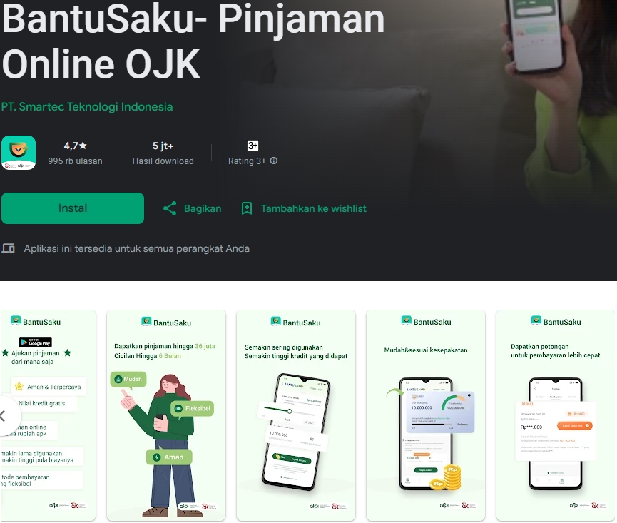 BantuSaku Pinjaman Online OJK -