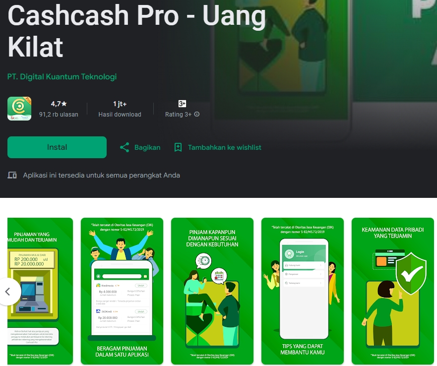 Cashcash Pro Uang Kilat -